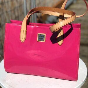 Dooney and Bourke hot pink tote bag